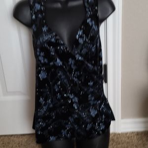 Velvet & Glitter Dressy Top